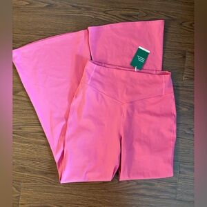 Halara Yoga Pants Flared Pink Size L